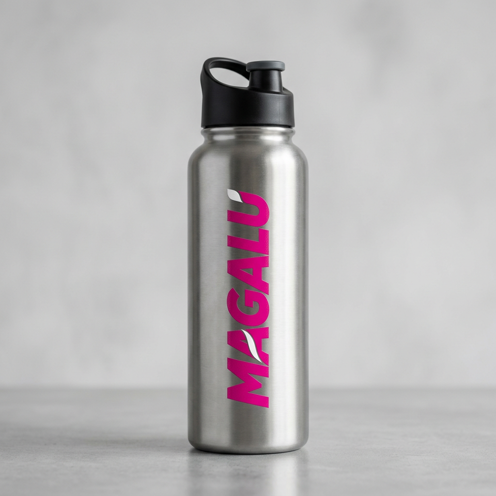Exemplo de DTF & UV: Squeeze Magalu