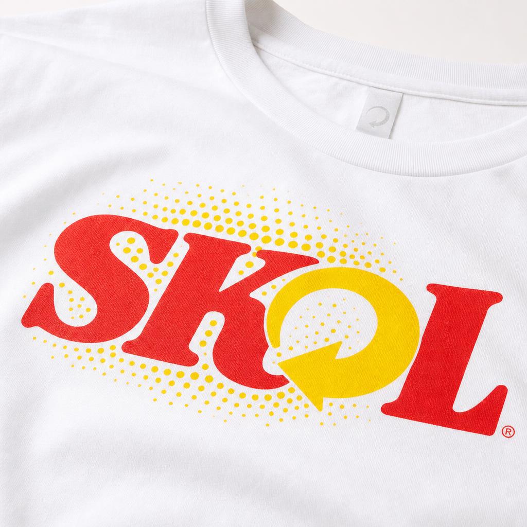 Exemplo de Serigrafia: Camiseta Skol